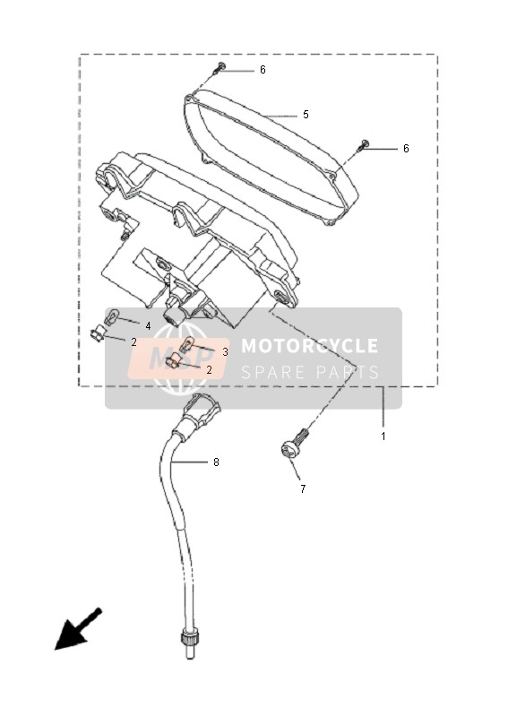 Yamaha CW50L BWS 2006 Metro para un 2006 Yamaha CW50L BWS